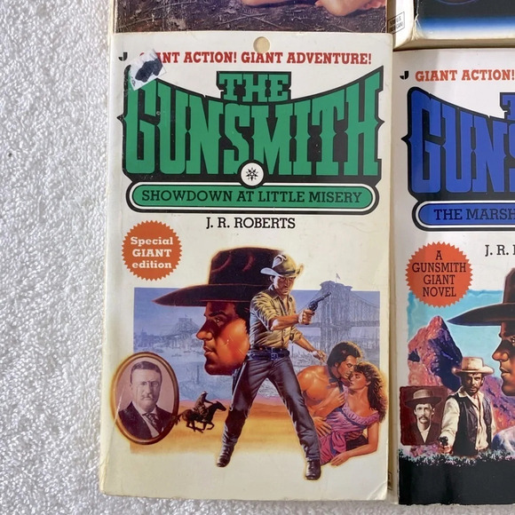 Vintage The Gunsmith All Action Western Romance  Novel x4 - Picture 5 of 15